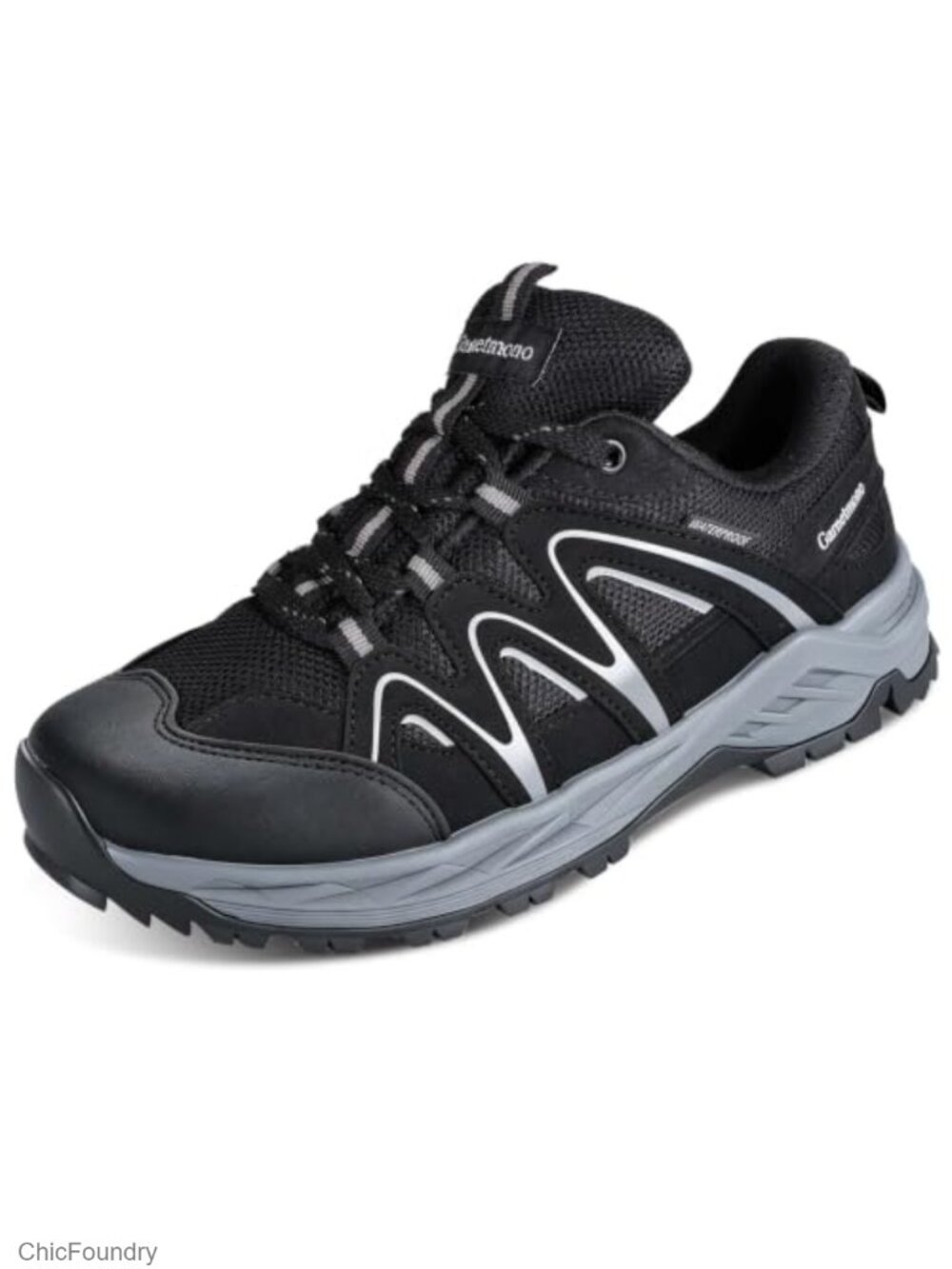 Men's Waterproof Leather Hiking Shoes Trail Trekking Sneakers